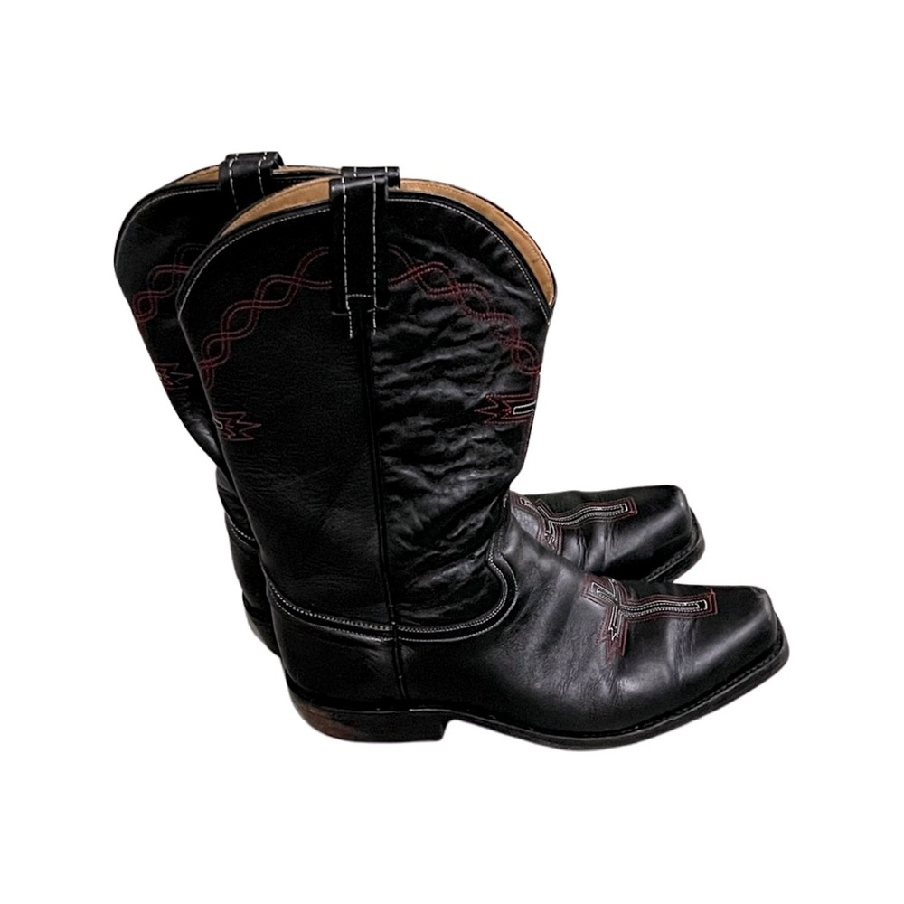 COWBOY BOOTS LEATHER HAND MADE CLASSIC MEN WESTERN